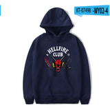 Stranger Things Hellfire Club Hoodie Hoodie Stranger Things 4 Loose Sweater