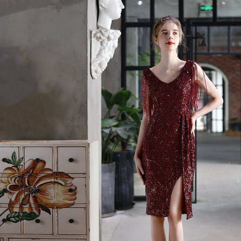 Daisy Buchanan Dress Banquet Evening Dress Women's Short Party Dress