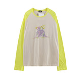 We11 Done Sweatshirts Autumn and Winter Hexagonal Salamander Pattern for Men and Women