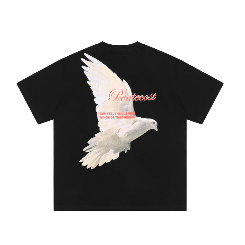 Rrr123 T Shirt Hip Hop Vintage Peace Dove T-shirt