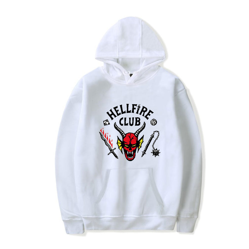 Stranger Things Hellfire Club Hoodie Hoodie Loose Sweater