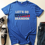Let'S Go Brandon T Shirt Summer Printed Short Sleeve T-Shirt