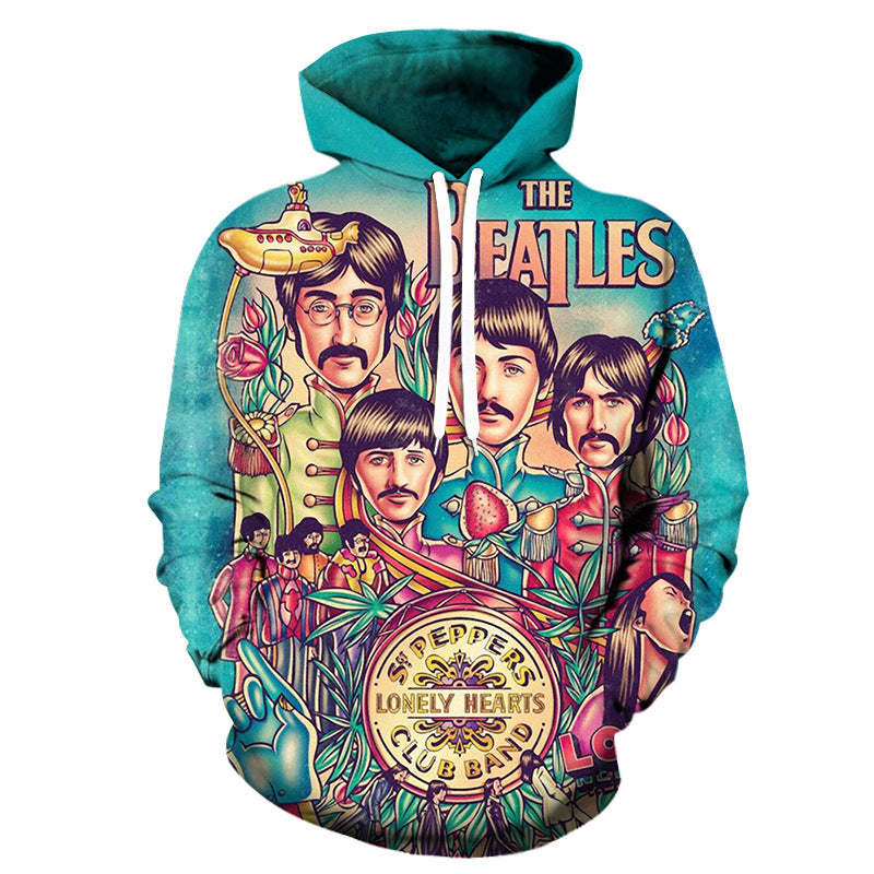 Stranger Things Hoodie Stranger Things 3D Digital Printing Loose Trendy Adult Children's Sweater Hoodie