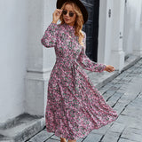 Emery Rose Dresses Printed Dress Bohemian Leisure Holiday Swing Dress