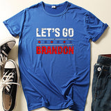 Let'S Go Brandon T Shirt Summer Personalized English Printed Short Sleeve T-Shirt