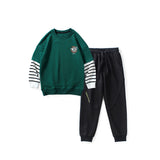 Children Boy Hoodie Spring and Autumn Boys Sweater Suit Sports