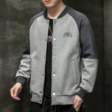Varsity Bomber Jacket Baseball Jacket Men's Spring and Autumn Youth Student Pilot Jacket Men