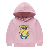 Children Pokemon Pikachu Hoodie Children's Hooded Sweatshirt