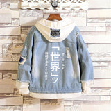 Comic Denim Jacket Jacket Spring and Autumn