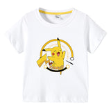 Children Pokemon Pikachu T Shirt Short Sleeve T-shirt Men 'S Top