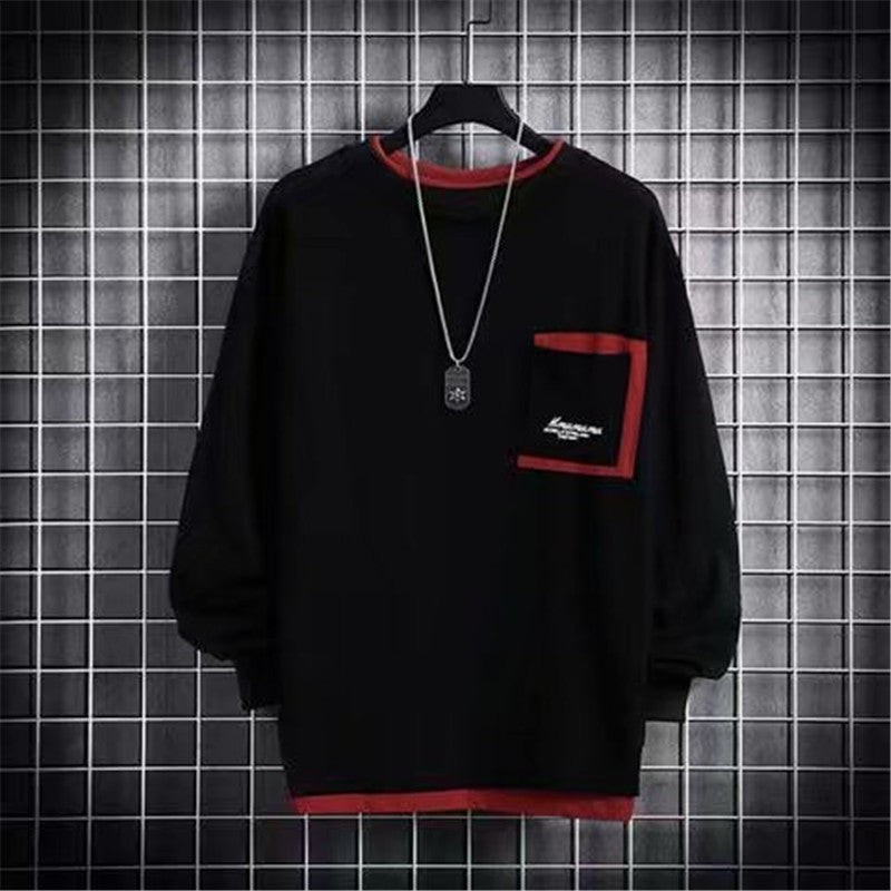 Men Sweatshirts Autumn and Winter Long Sleeves T-shirt Men's Sweater