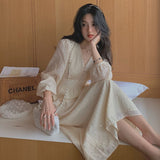 Daisy Buchanan Dress Vintage Sequined V-neck Dress for Women Spring and Autumn