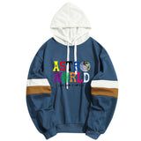 Travis Scott Astroworld Hoodie Men's Sweater Stitching Hoodie Sweatshirt