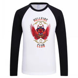 Stranger Things Hellfire Club T Shirt T-shirt Printed Men's Long Sleeve