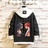 Comic Denim Jacket Anime Men and Women Cowboy Coat Top