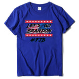 Let's Go Brandon T Shirts Brandon Printed Short-Sleeved T-shirt Women's Bottoming Shirt
