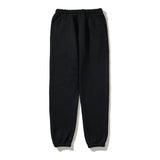 Kanye West Sunday Service Pant Fog Double Line Loose Casual 1977 Flocking Ankle-Tied Fleece-Lined