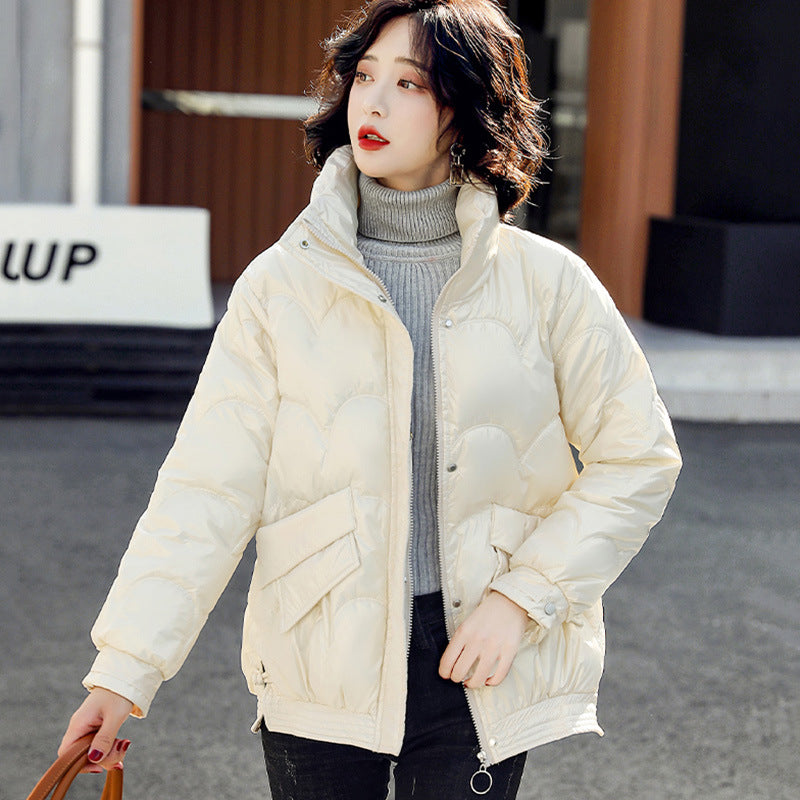 Women Winter Coats Puffer Jacket Down Coat Glossy Short Down Jacket Women's Winter Coat