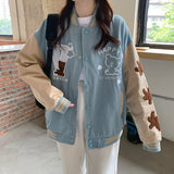The Bears Varsity Jacket Baseball Uniform Oversize Embroidered Bear Jacket