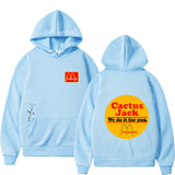 Cactus Jack McDonalds Hoodie Printed Hoodie Hip Hop Men and Women Couple Sweater