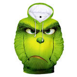 Grinch Hoodie Christmas 3d Printed Hoodie Men And Women