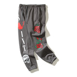 Kanye West Sunday Service Pant Autumn and Winter Cotton Distressed Rose Sports Leisure