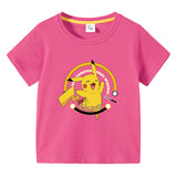 Children Pokemon Pikachu T Shirt Short Sleeve T-shirt Men 'S Top
