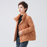 Women Winter Coats Puffer Jacket Down Coat Thin Lightweight Short Type Down Jacket Female Winter Women's Small Coat