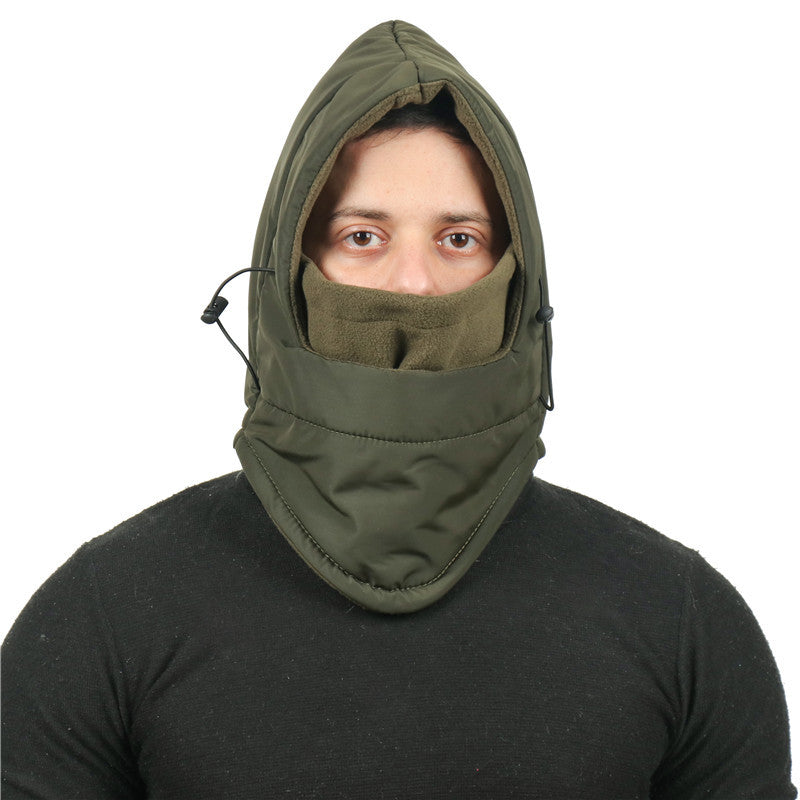 Men Winter Hats Outdoor Warm Thickened Snow Hat Cold-Proof Ski Cap