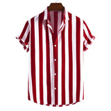 Men Hawaii Shirts Men's Summer Fashion Simple