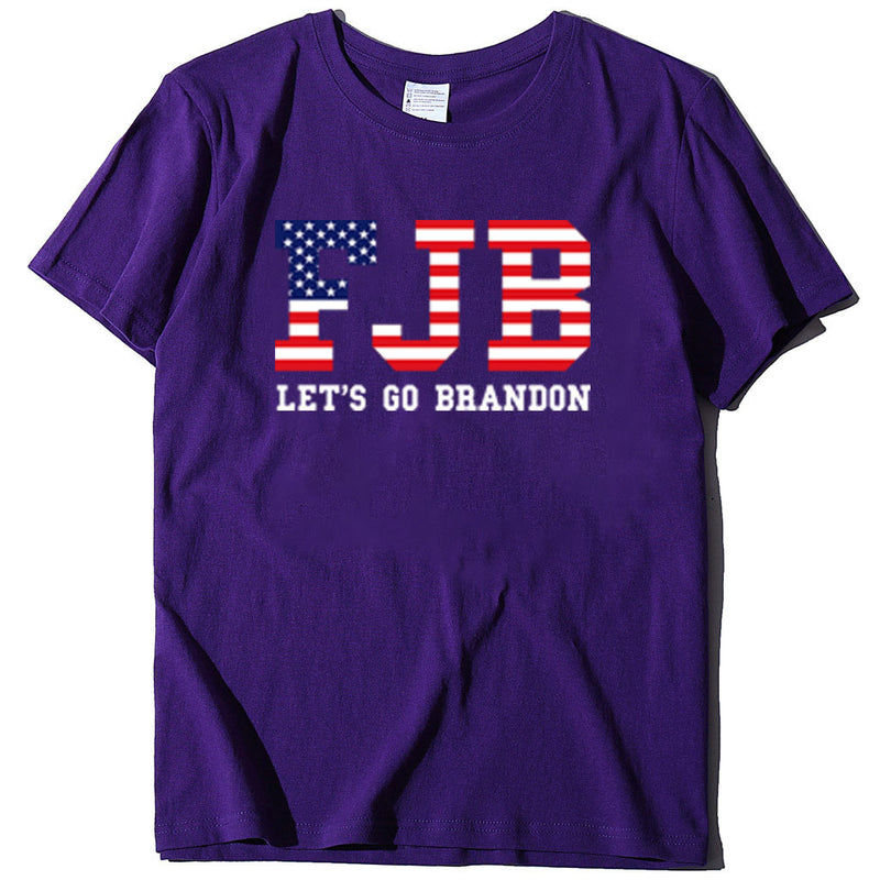 Let's Go Brandon T Shirt Top Women's Letter Print Short-Sleeve T-shirt Women