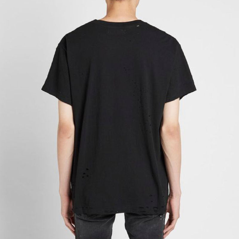 Amiri T Shirt Short Sleeve Printed Casual Hip Hop T-shirt Men