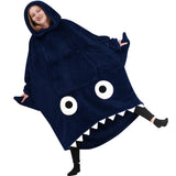 Hoodies Blankets Shark Hoodie Blanket Couple Pajamas Home