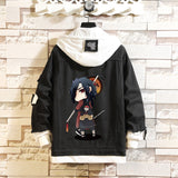 Comic Denim Jacket Men's and Women's Denim Jacket