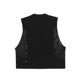 Men Sweater Vest Mechanical Style Multi-Pocket Zipper Tooling Tactical Vest Men's Sleeveless Jacket Jacket