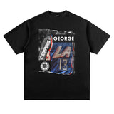 Kyrie Irving Shirt NBA Star Printed Short Sleeve T-shirt Sports