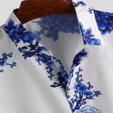 Men Hawaii Shirts Summer Casual Beach Short Sleeve Shirt