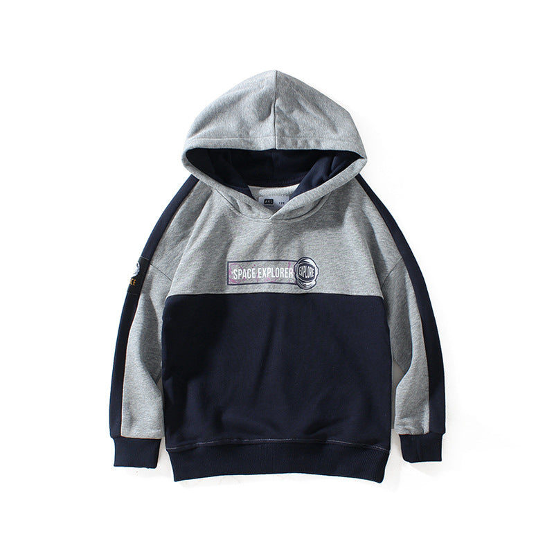 Children Boy Hoodie Autumn Children's Sweater Hooded Long Sleeve Sweater
