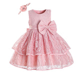Toddler Girls Sequin Gown Dress Baby Baby Suit Birthday Lace Dress Princess Dress