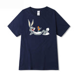 Bugs Bunny Shirt Fashion Men's Short Sleeve Cute
