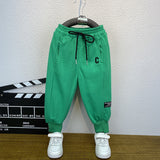 Toddler Boys Pants Boys' Spring and Autumn Knitted Track Sweatpants