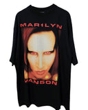 Marilyn Manson T Shirt Heavy Vintage Short Sleeve T-shirt Male and Female Large Size