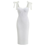 Marilyn Monroe Dress Fashionable White Suspender Dress French Dress Sexy