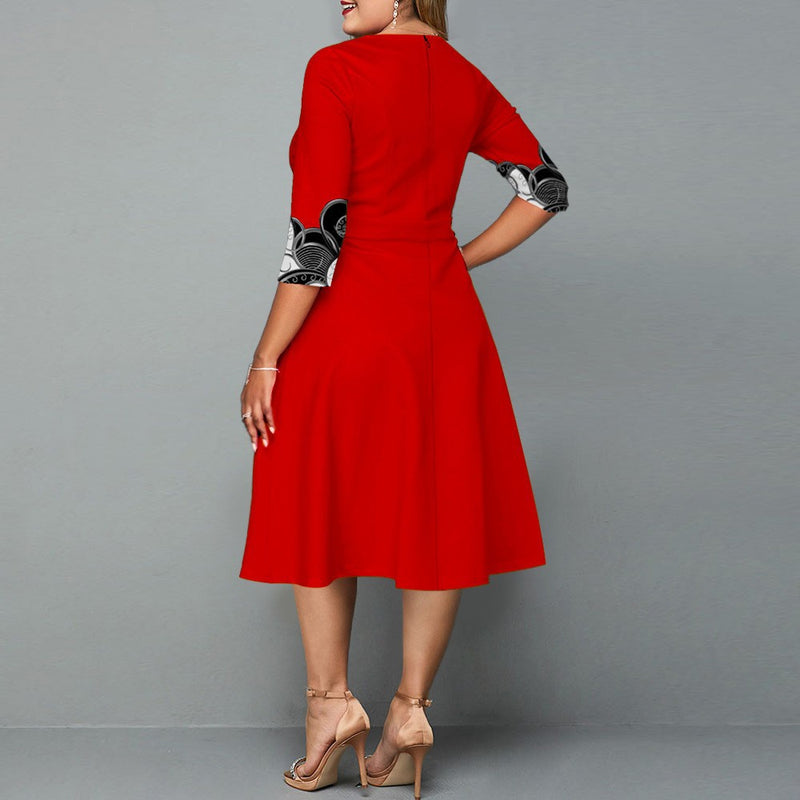 Nina Parker Black Dress plus Size Dress Long Sleeve