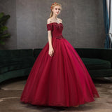 Women's Evening Dress Ball Gown Princess Quinceanera Wedding Dresses Fashion Vocal Performance Puffy Evening Dress