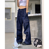 Julia Fox Low Rise Trousers Summer Vintage Loose Jeans