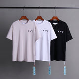 Off Whtie T Shirts Male And Female Trendy Brand Short Sleeve
