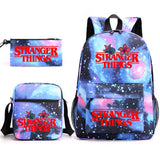 Stranger Things Hellfire Club Backpack Stranger Things Backpack Three-Piece Set for Students