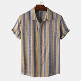 Men Beach T Shirts Summer Casual Beach Holiday Floral Print