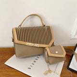 Sling Bags Chain Bag Casual Pleated Crossbody Bag